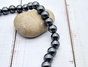 40 perles hématite non magnétique 10mm