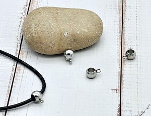 10 bélières acier inoxydable 9x5mm