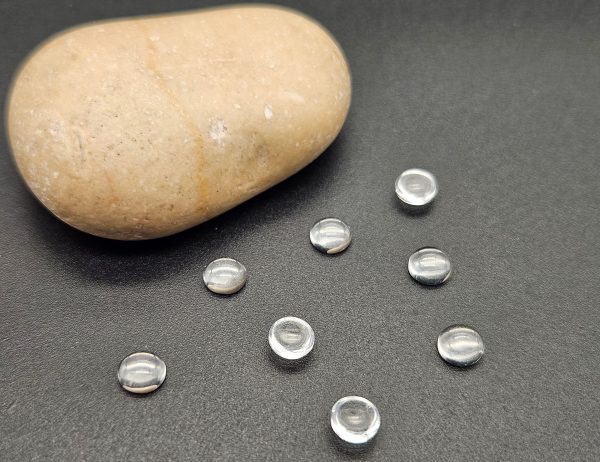 WSH206 40 cabochons en verre 6mm