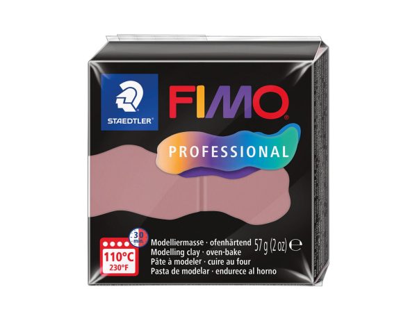 Pâte Fimo Professional 57g - Vieux rose n 20