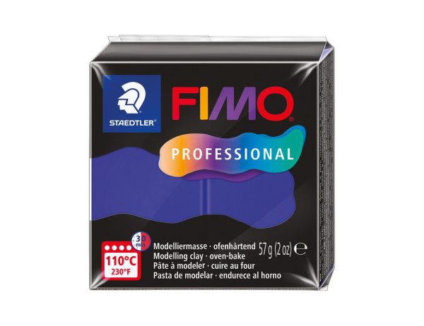 Pâte Fimo Professional 57g - Bleu royal n 3