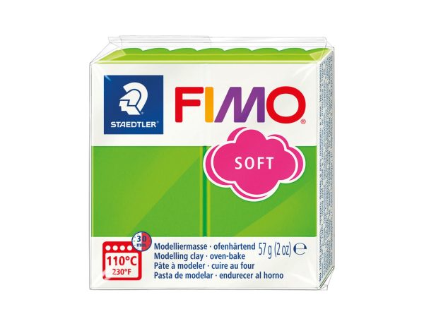 Pâte Fimo Soft 57g - Vert pomme n 50