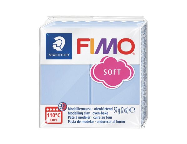 Pâte Fimo Soft 57g - Bleu sérénité n T31