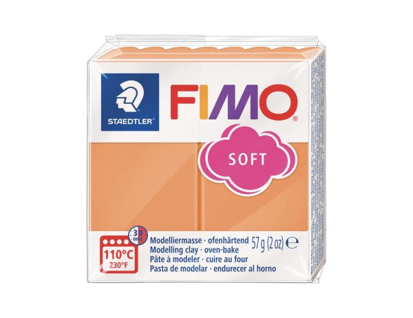 Pâte Fimo Soft 57g - Sorbet papaye n T41