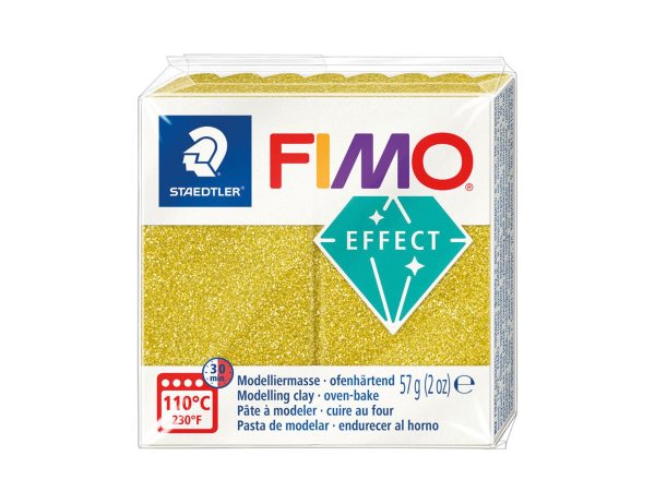 WSH294 Pâte Fimo Effect pailleté 57g - Or n 112
