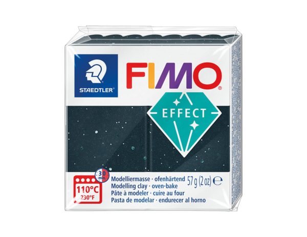Pâte Fimo Effect pierre 57g - Granit noir n 903