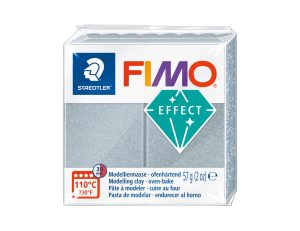 WSH319 Pâte Fimo Effect métal 57g - Argent n 81
