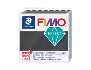 Pâte Fimo Effect métal 57g - Gris acier n 91