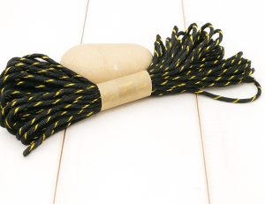Ficelle style Baker’s Twine noir et or – 10 mètres